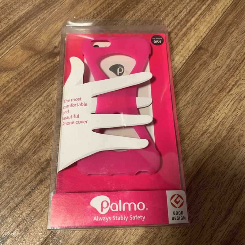 Palmo パルモ スマホケース iPhone6s ケース iPhone6 ケース 対応 ピンク グッドデザイン賞 落下防止 耐衝撃 吸収 片手 持ち
