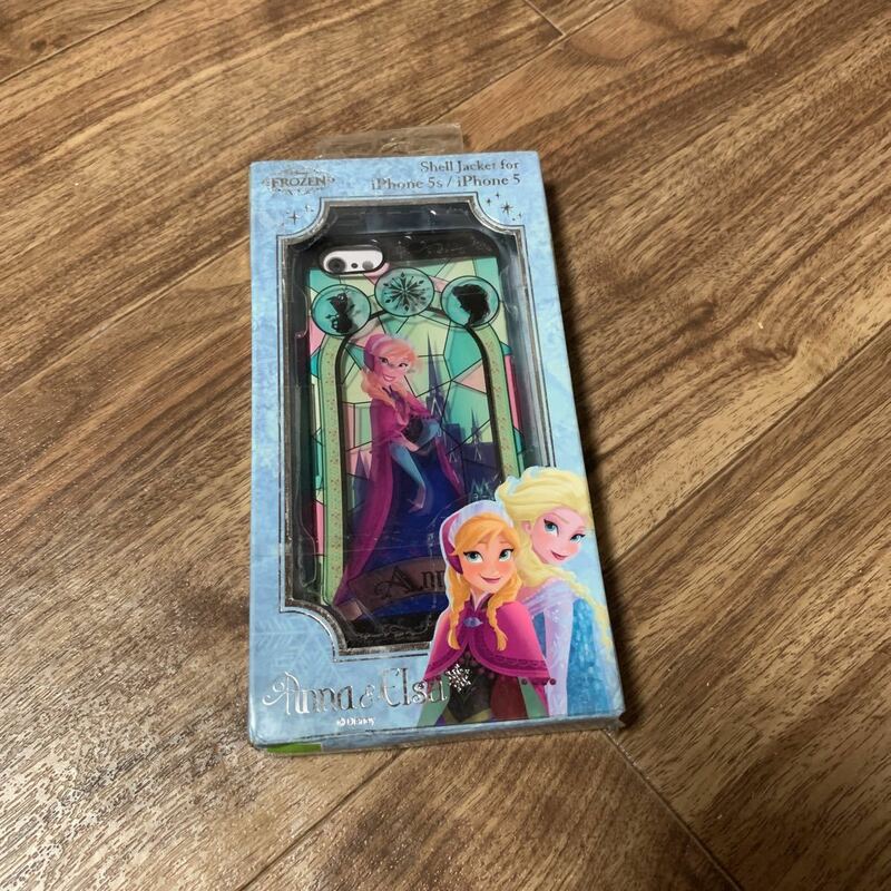 グルマンディーズ ディズニー アナと雪の女王 ステンドグラス柄 iPhone5s/5対応 シェルジャケット アナ DN-190A