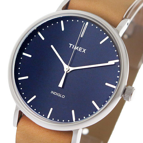 タイメックス TIMEX 腕時計 メンズ TWG016300 クォーツ ネイビー キャメル ネイビー