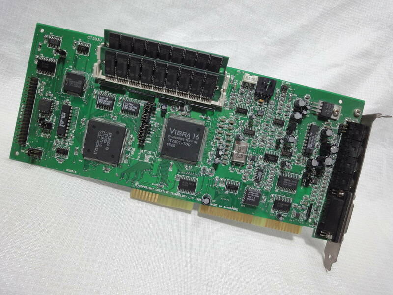 ◆即決有◆ 希少品 クリエイティブ サウンドブラスター SOUND BLASTER CT3930 (VIBRA 16) サウンドカード /ジャンク品