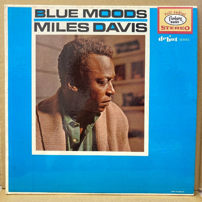 MILES DAVIS /BLUE MOODS /86001 /US盤 /黒盤 /青ラベル ★送料着払い★URT