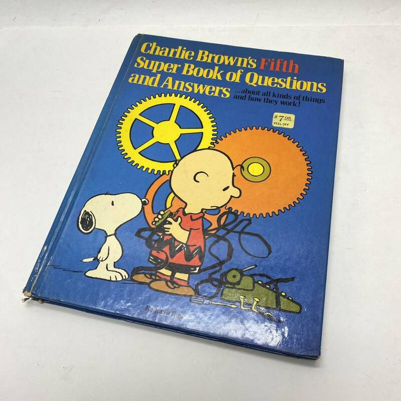 古書 洋書 Charlie Brown's Fifth Super Book of Questions and Answers スヌーピー チャーリーブラウン ピーナッツ ヴィンテージ 本