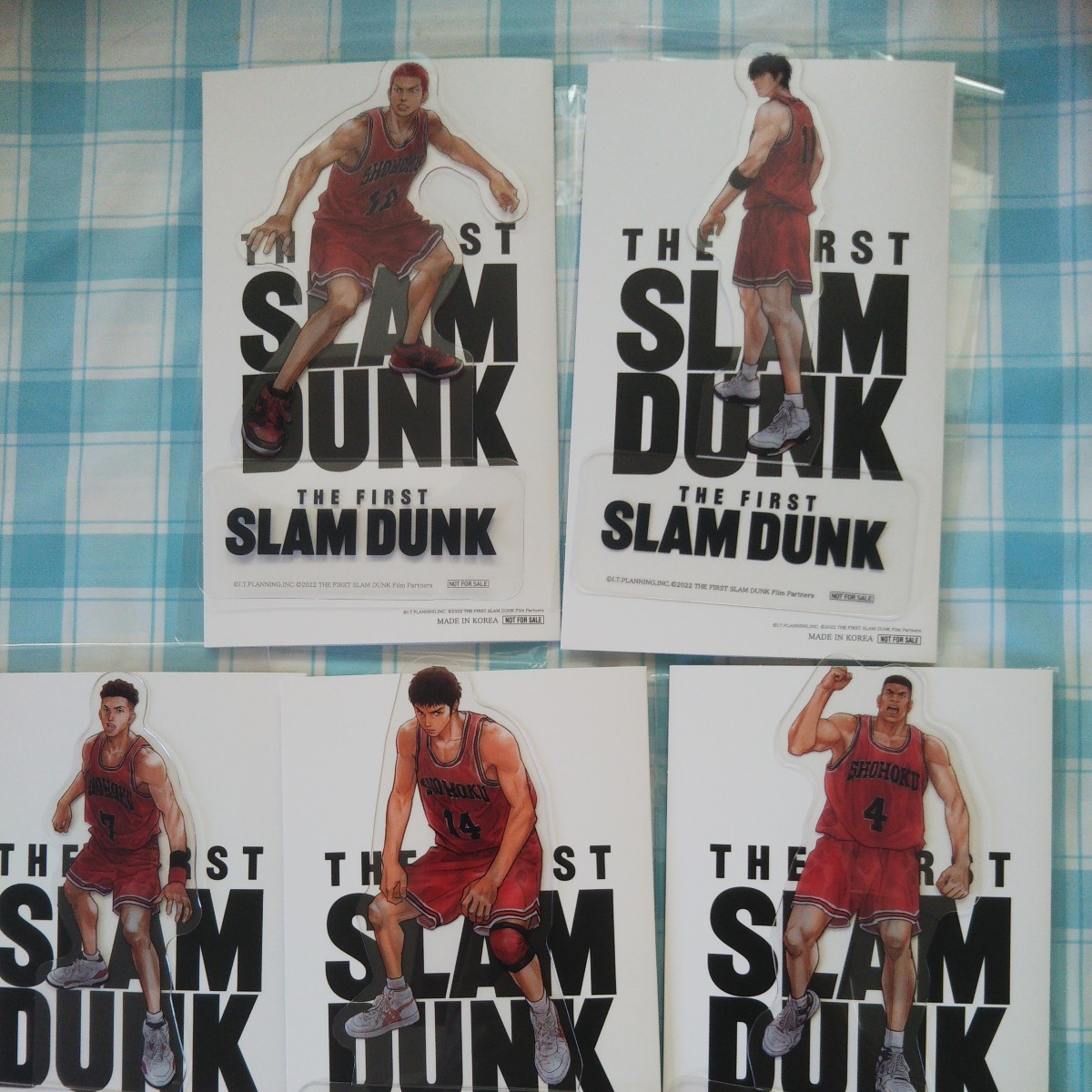 THE FIRST SLAM DUNK 入場特典 PETスタンド 桜木花道 流川楓 宮城リョータ 三井寿 赤木剛憲 スラムダンク 5個セット コンプリート