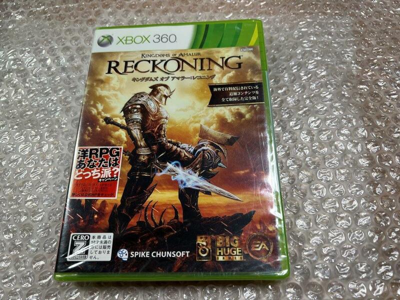 XBOX360 キングダムズ・オブ・アマラー : レコニング / Kingdoms of Amalur Reckoning 状態綺麗 日焼けなし 新品未開封 送料無料 同梱可