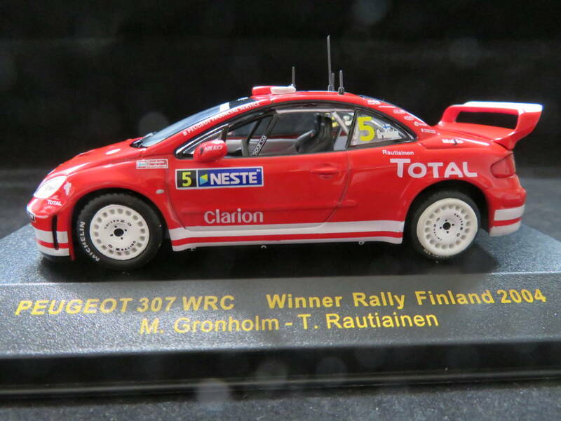 1/43　プジョー　307　WRC　ラリー　フィンランド　2004　ウイナー　＃5