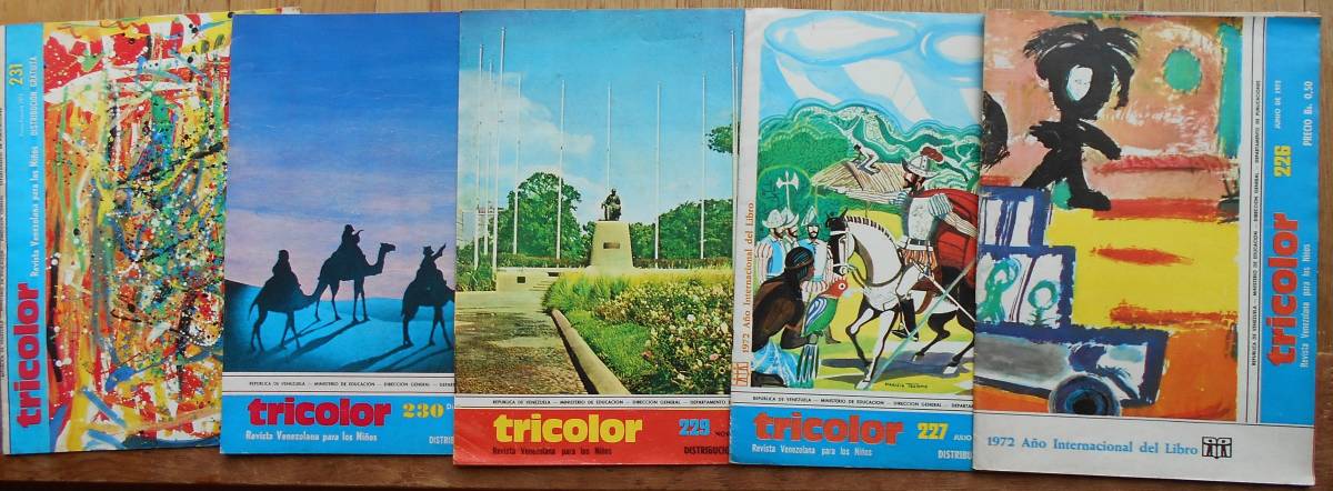 tricolor　5冊セット　226号・227号・229号・230号・231号　　REPUBLICA DE VENEZUELA　スペイン語