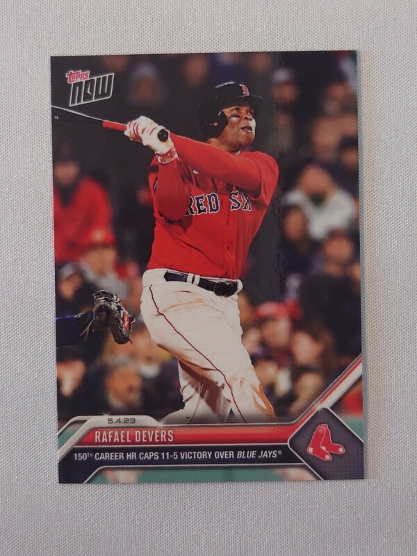 topps now card Rafael Devers Boston Red Sox #236 MLB 2023 トップスナウ カード ラファエル・デバース ボストン・レッドソックス