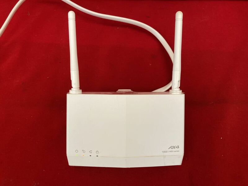 初期化済み 動作品 BUFFALO Wi-Fi 中継器 WEX-1800AX4EA 無線LAN Wi-Fi6 5GHｚ 11ax/ac/n/a 1201Mbps 2.4GHz 11ax/n/g/b 573Mbps SR(L772）