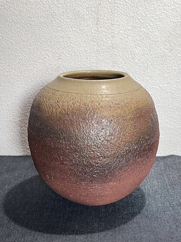 ◆飯能窯　花器　花瓶　壷 ◆g-687
