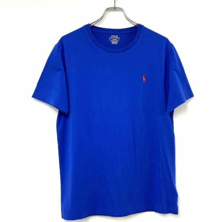 POLO RALPH LAUREN ポロラルフローレン 半袖Tシャツ カットソー トップス ブルー 青 Mサイズ