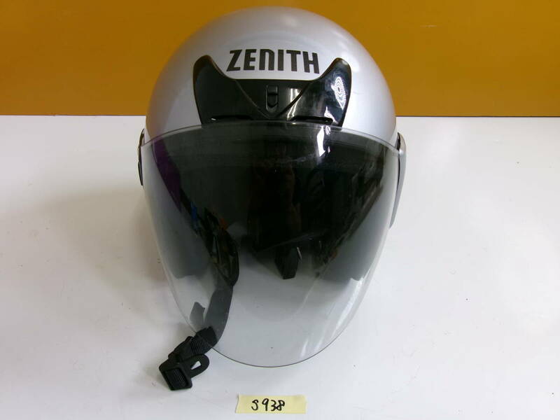 (S-938)ZENITH ジェットヘルメット 4J30 Sサイズ 現状品