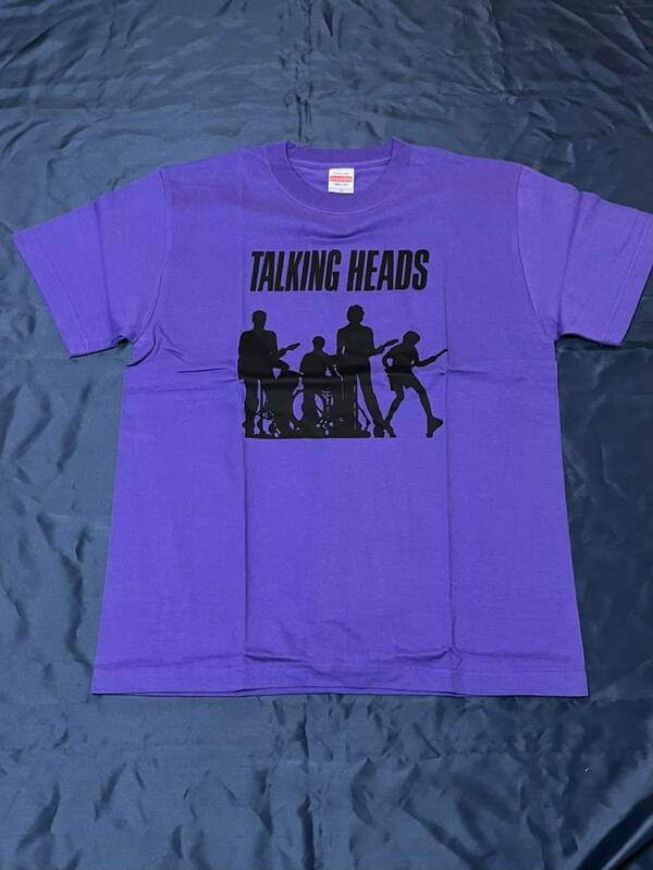 TALKING HEADS Tシャツ　紫　Mサイズ　未使用　トーキングヘッズ　トムトムクラブ　デイヴィッドバーン