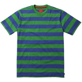 Supreme Bar Stripe Tee Sサイズ バー ストライプ Tシャツ Green グリーン ボーダー