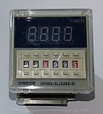 オムロンAC110V（AC100V）デジタル表示時間リレーDH48S DH48S-Sサイクルタイマー制御リレー0.1S-99Hの8PIN！