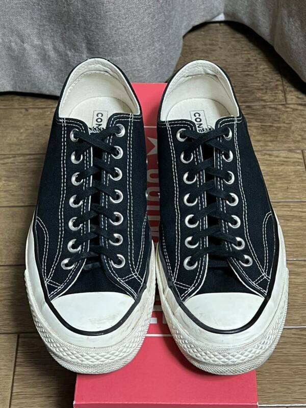 コンバース オールスター チャックテイラー CHUCK 70 OX US8.5 27cm '20 Converse All Star Chuck Taylor Ct70 Black Black Egret 162058C