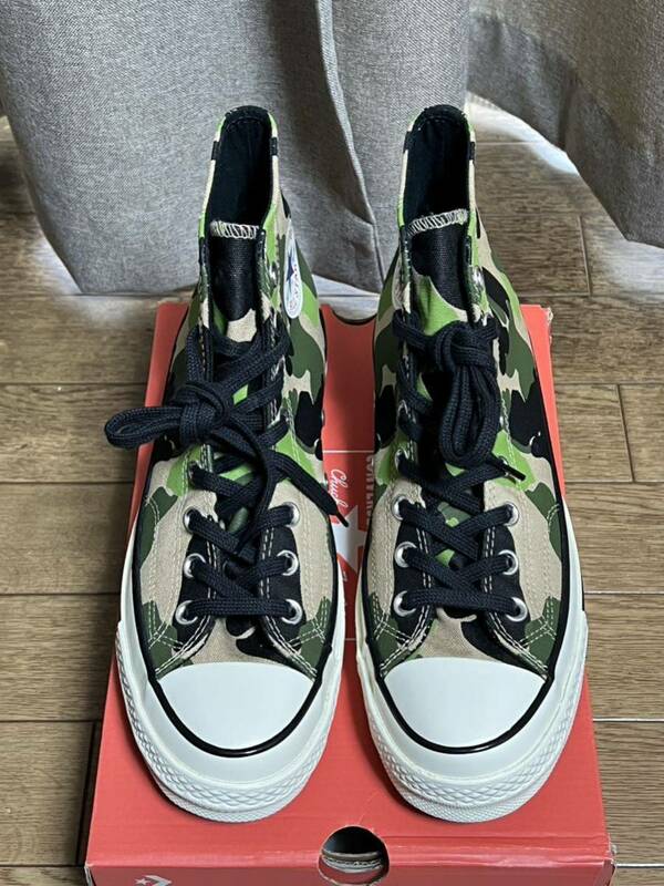 コンバース オールスター CTAS 70 HI アーカイブ プリント カモ US8 26.5cm Converse All Star Ct70 Hi Archive Print Camouflage 163407C