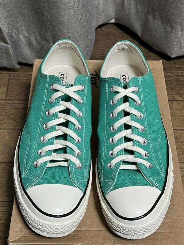 コンバース オールスター チャック テイラー CHUCK 70 OX US10 28.5cm Converse All Star Chuck 70 Ox Recycle Canvas Court Green 170092C