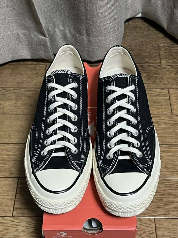 コンバース オールスター チャック テイラー CHUCK 70 OX US8.5 27cm 新品未使用箱付き '20 Converse All Star Chuck 70 Ox Black 162058C