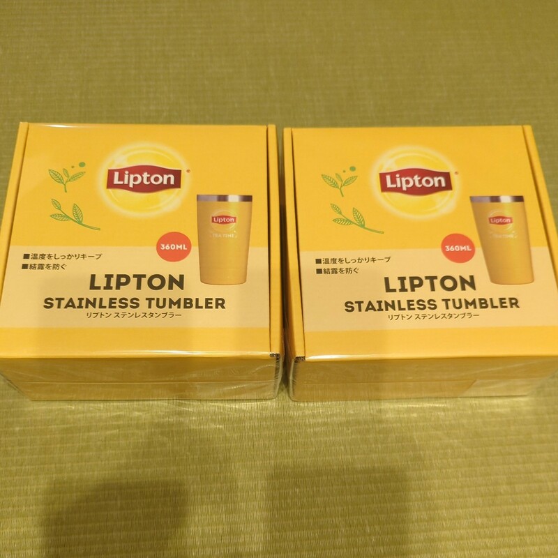 LIPTON リプトン　ステンレスタンブラー★2個セット 360ml