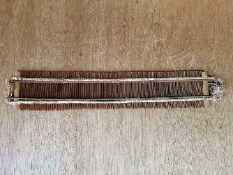 竹筬　おさ　古道具　機織　織物　織機　櫛状　はたおり　織り道具　アンティーク　道具　手織機　