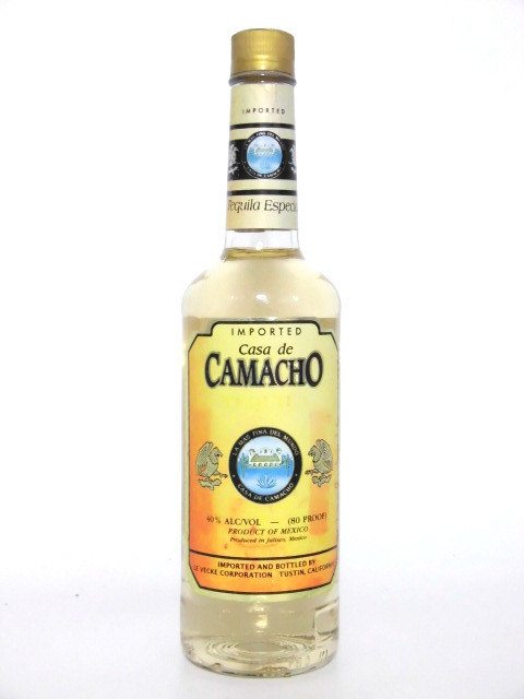 【L2】 90年代 カマチョ ゴールドテキーラ【Casa de CAMACHO GOLD TEQUILA】