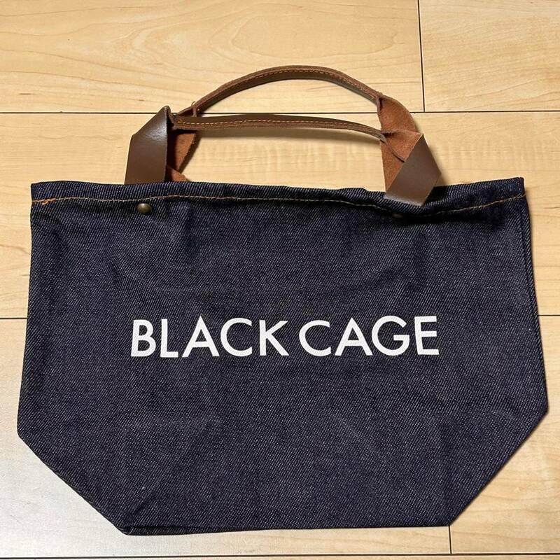 BLACK CAGE トートバッグ デニム地　黒夢　清春