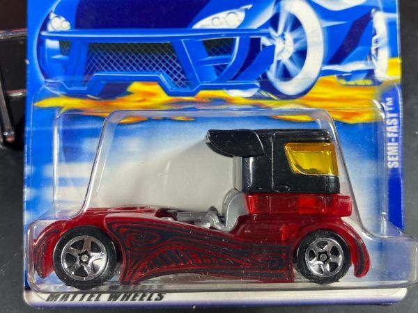 ホットウィール HOTWHEELS SEMI FAST 黒赤 トレーラーヘッド