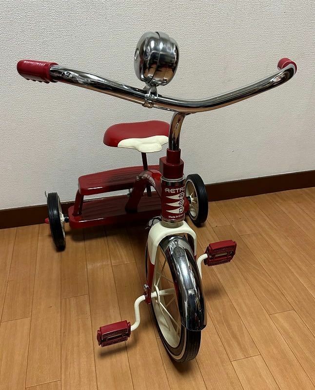 ラジオフライヤー アメリカ製 三輪車 未使用品 クラシックレッド ヴィンテージ Radio Flyer Classic Red Tricycle