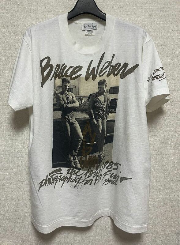 ブルースウェーバー ヴィンテージ Tシャツ サイズ L 極美品 Bruce Weber 1980年代