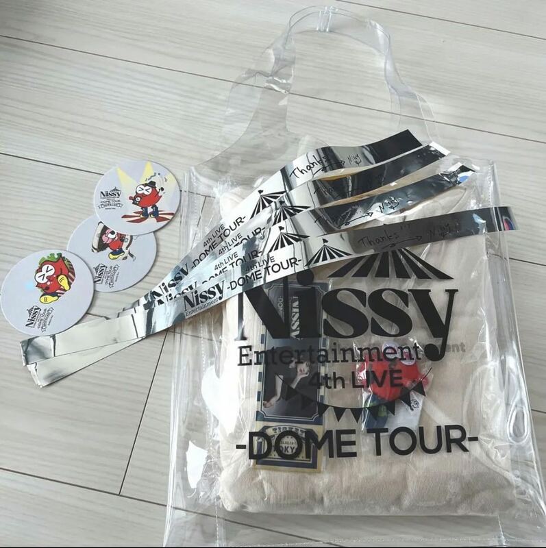 Nissy Entertainment 4th LIVE〜DOME TOUR〜 プレミアムNissyシート　東京公演　銀テープ　おまけ付き