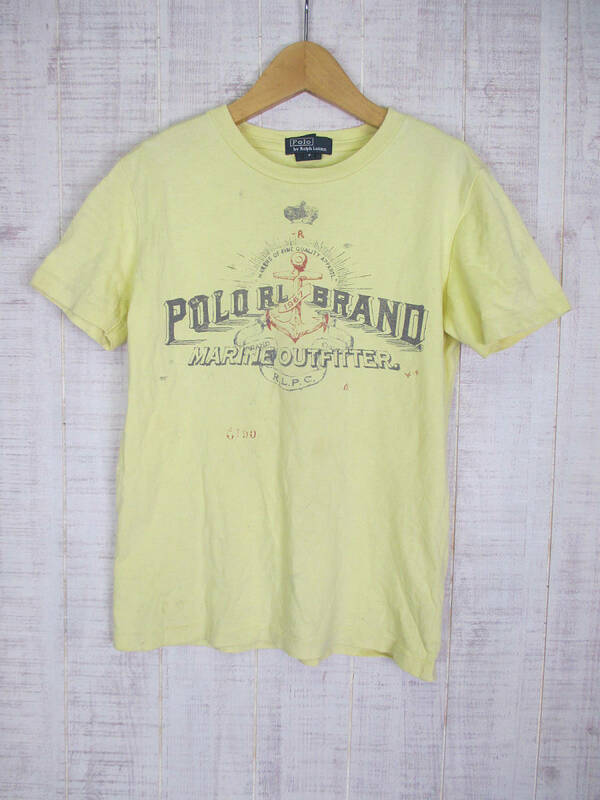 90's　ヴィンテージ　Ralph Lauren　ラルフローレン　キッズ　Tシャツ　7　ktt06