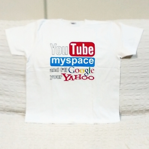 YouTube★おもしろジョークTシャツ★白★ホワイト★ギャグＴシャツ★Ｌ～ＸLサイズ★黒★飲み会・コンパ★バンコク★コットン100％★激安★