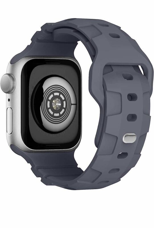 Apple watch バンド 42/44/45/49mm交換用 シリコンバンド アップルウォッチベルト スポーツバンド 長さ調整可能男女兼用