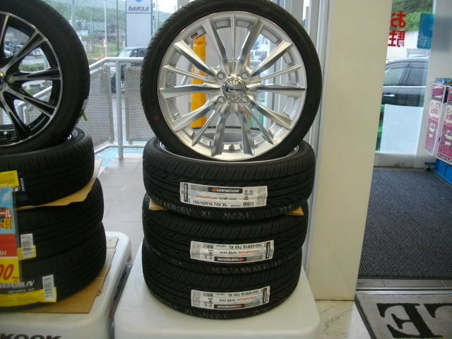 165/45R16 タイヤ・ホイールセット　ハンコック　レオニス 【アウトレット品】