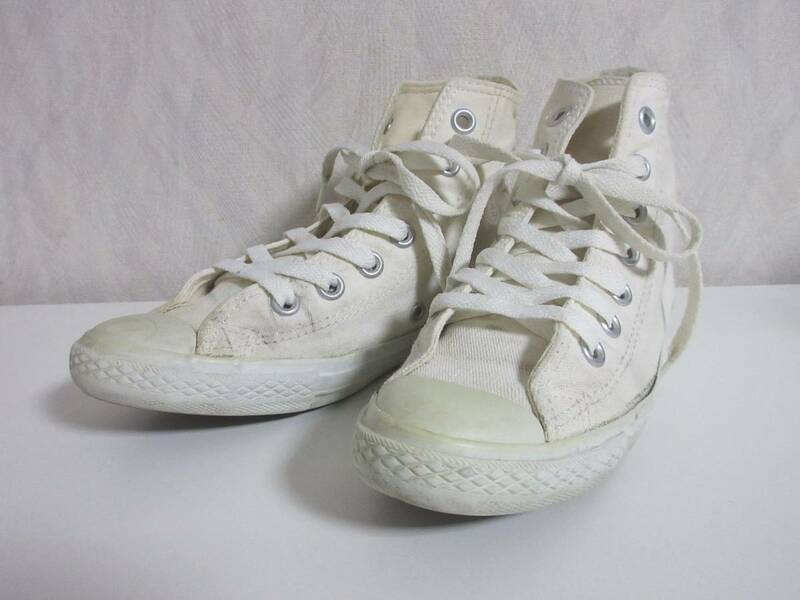 コンバース CONVERSE キャンバス スニーカー 白 22.5 北6062