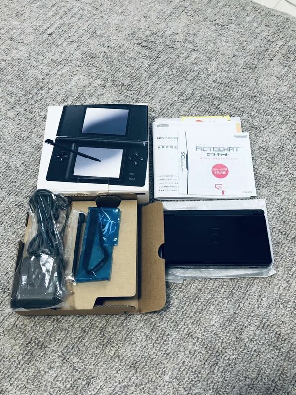 ニンテンドーDS lite ジェットブラック ほぼ 未使用 おまけ付き 送料無料