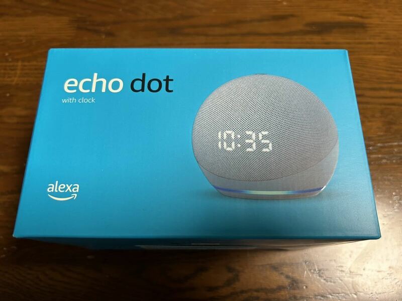 ★☆未開封 Echo Dot (エコードット) 第4世代 時計付きスマートスピーカー with Alexa トワイライトブルー☆★