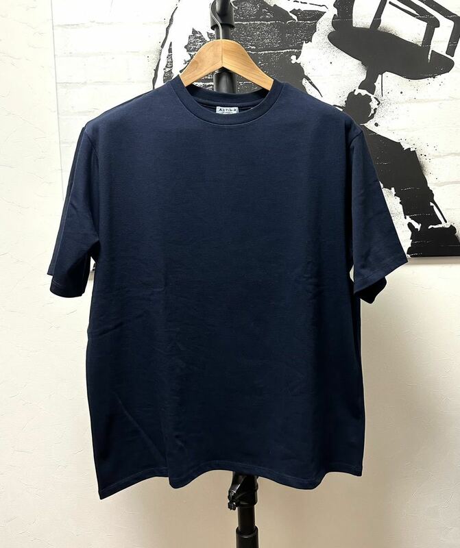 青山AOYAMA ACTIBIZクルーネックTシャツ【CONTROLα】NV