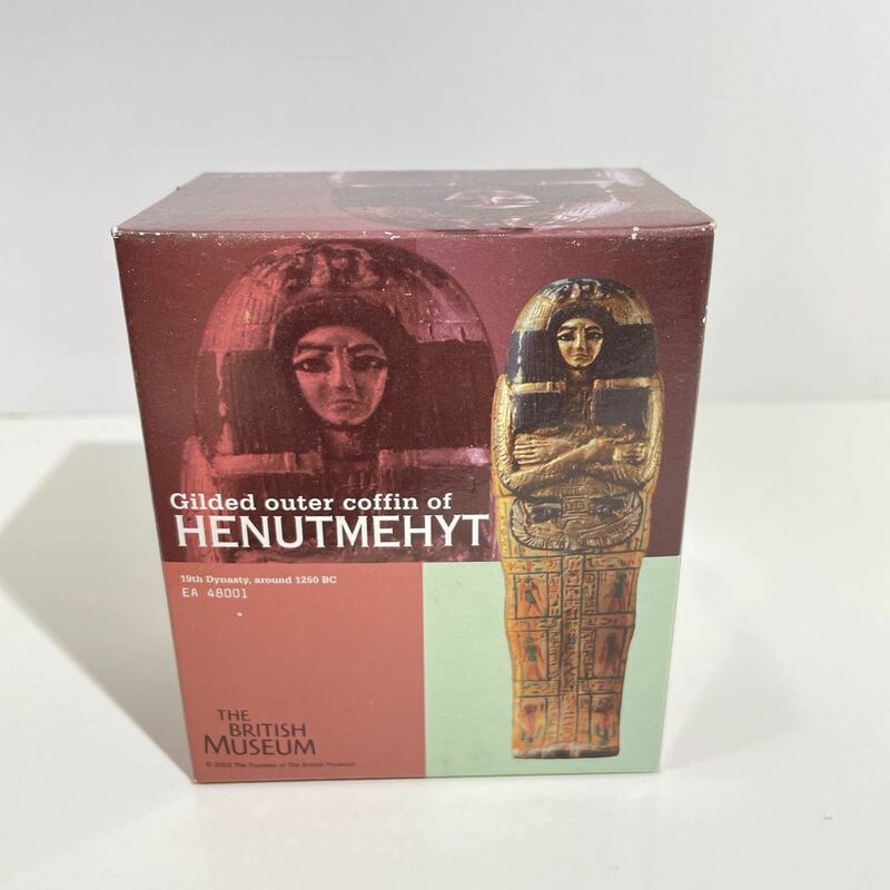 海洋堂 大英博物館 古代エジプトの遺産 ヘヌトメヒトの金貼り外棺 歴史 遺物 フィギュア KAIYODO