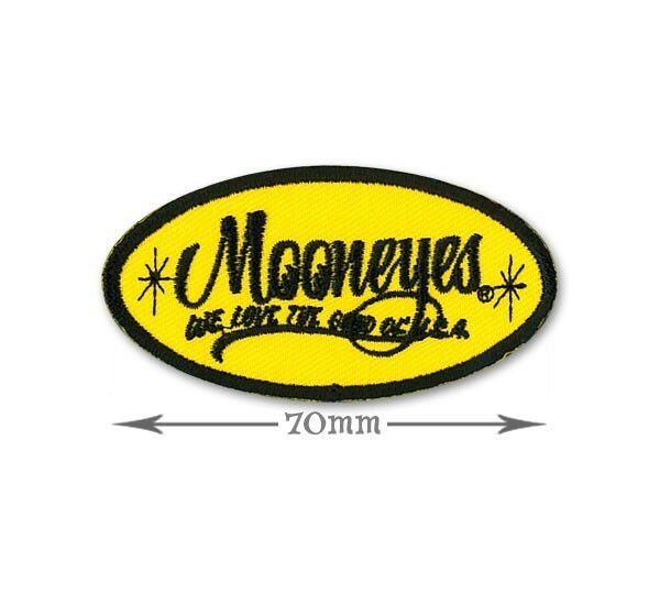 MOONEYES Oval Logo パッチ S [PM017]　MOONEYES　ムーンアイズ