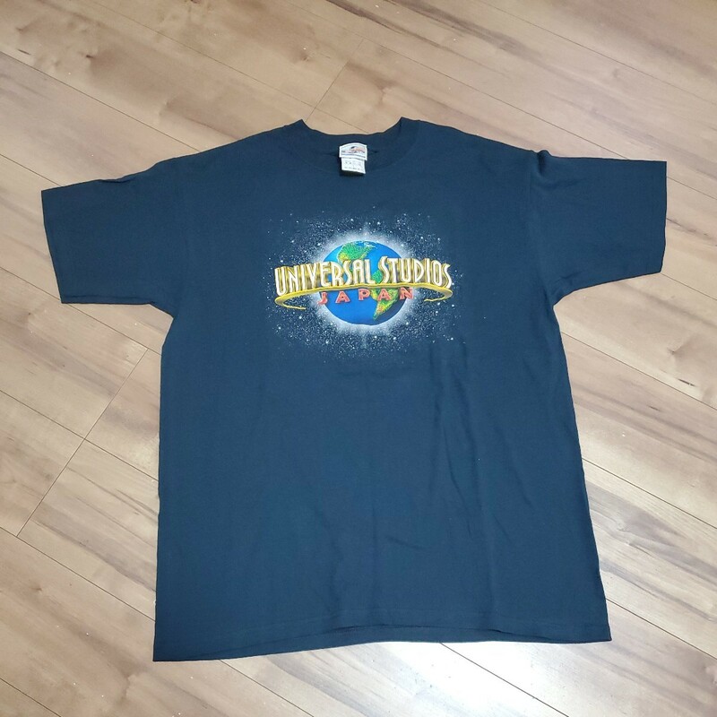 USJ 地球儀　Tシャツ　ユニバ　初期　ロゴ　グローブ　未使用　自宅保管品　半袖　ユニバーサル・スタジオ・ジャパン