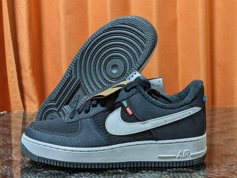 残少 27cm NIKE AIR FORCE 1 '07 LV8 NN 検 AF1 LOW エアフォース ワン ロー ネクスト ネイチャー キャンバス 黒/ブラック US9