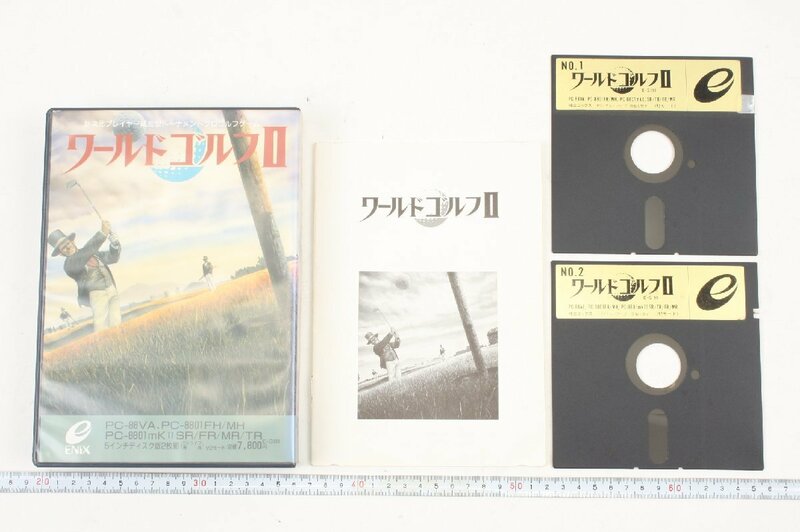 ※ ゲーム GAME ゲームソフト PC-8800 シリーズ 他 PC-88VA PC-8801 ENIX ワールドゴルフII World golf 3335