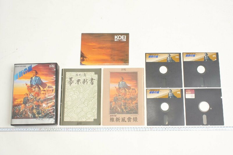 ※ ゲーム GAME ゲームソフト PC-8801 シリーズ 他 5インチ KOEI 光栄 維新の嵐 付属品 他付 3328