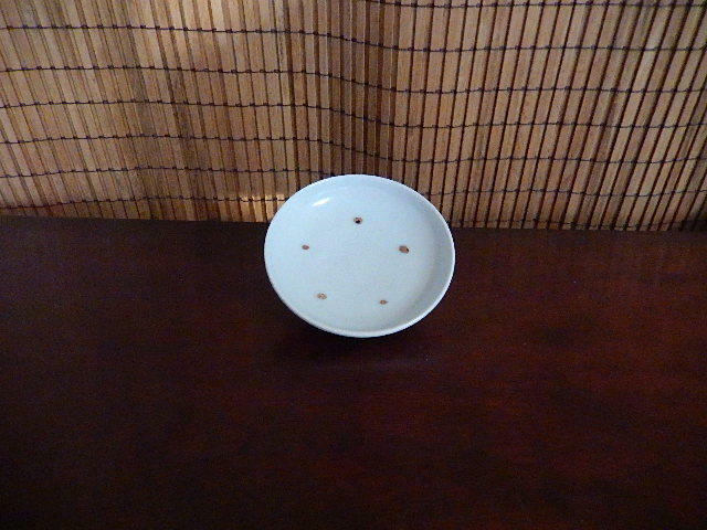 小皿 (目跡 ) 陶器 