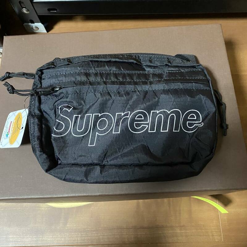 新品 国内正規 SUPREME シュプリーム 18AW Shoulder Bag ショルダーバッグ ブラック 黒