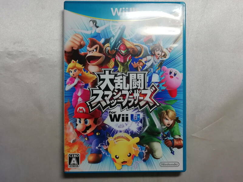 【中古品/欠品有り】 WiiUソフト 大乱闘スマッシュブラザーズ for WiiU