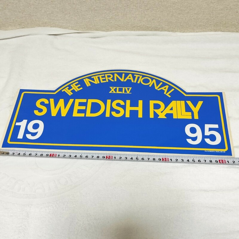 1995年 SWEDISH RALLY WRC スウェディッシュラリー ステッカー