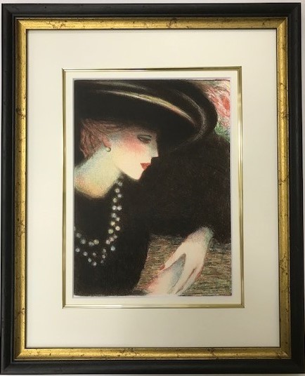 【特価】　≪ 　ジャン＝ピエール　カシニョール 　≫　　オリジナル リトグラフ【石版画】　 BARBARA 　JEAN-PIERRE　CASSIGNEUL