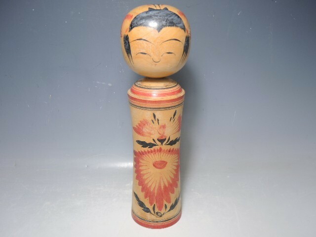 C24/○遠藤利夫 こけし 鳴子系 高さ33cm 日本人形 伝統工芸 伝統こけし